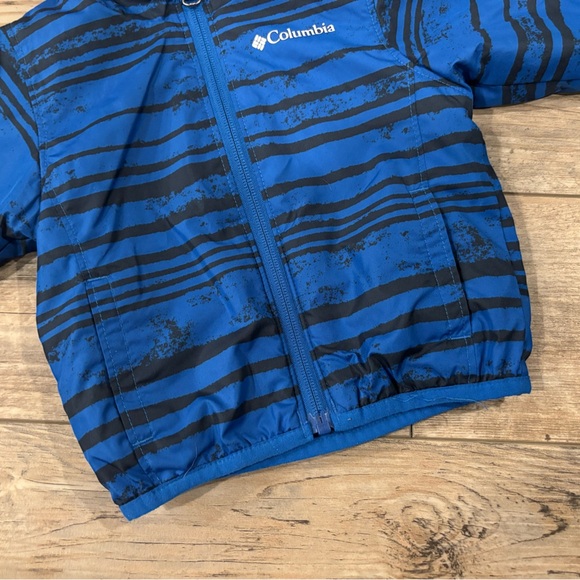 Columbia Infant Wind Jacket Blue Striped Size 6-12 Months - Picture 6 of 8